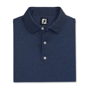 2023 Footjoy Mens Lisle Geo Print - Navy / Light Blue / White