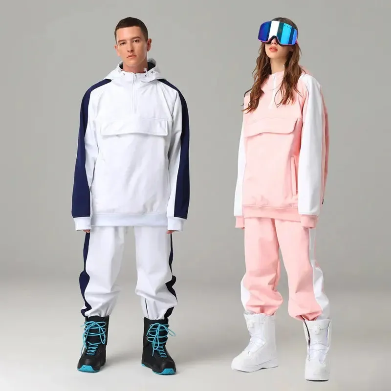 Couple Hooded Ski & Snowboard Jackets & Pants