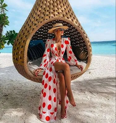 Floral Print Bikini Beach Cover-ups