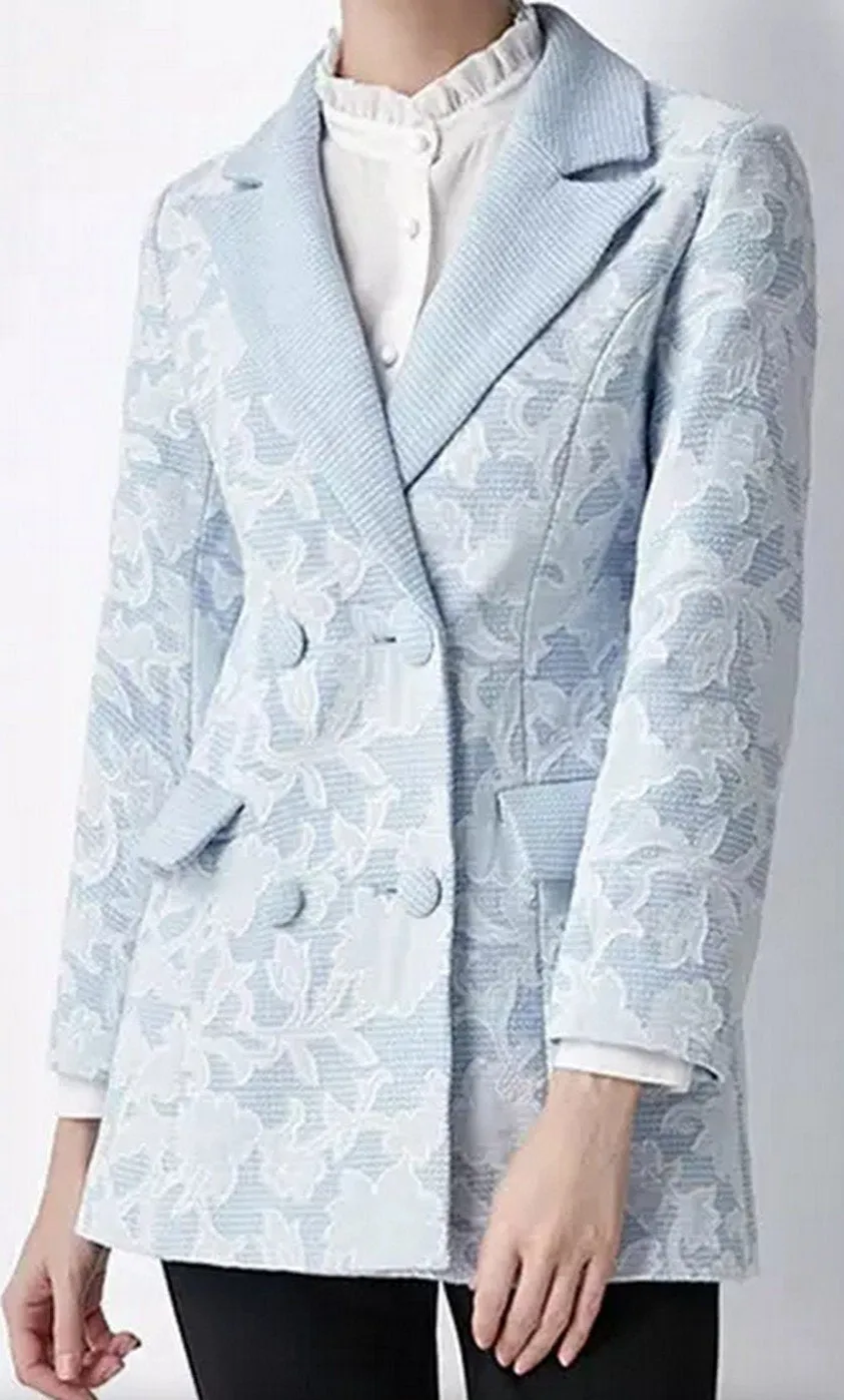 Floral Print Embroidered Blazer *Low Stock*