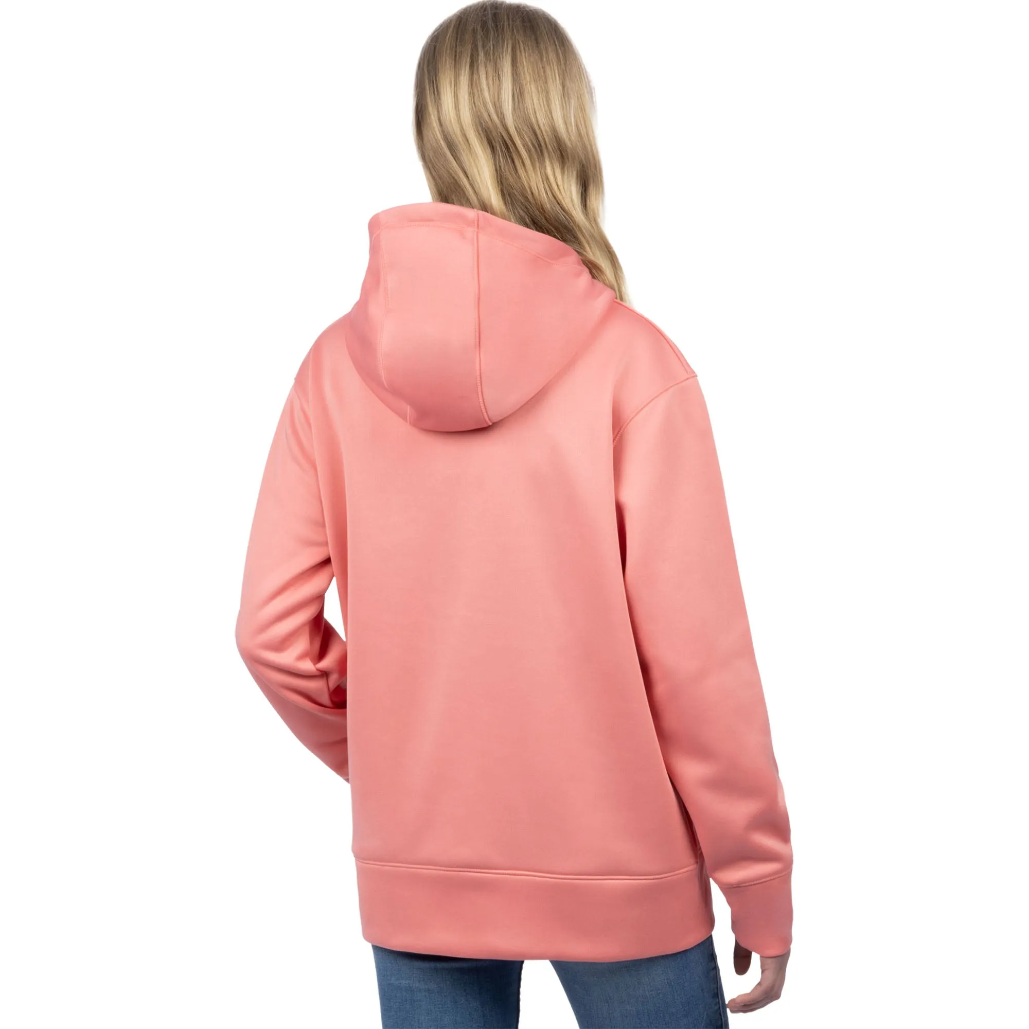 FXR Youth Broadcast Tech Pullover Hoodie Muted Melon/White Pink