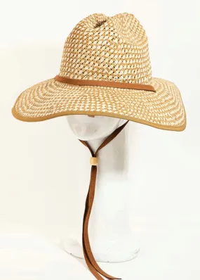 Kloi Adjustable Straw Hat - Tan