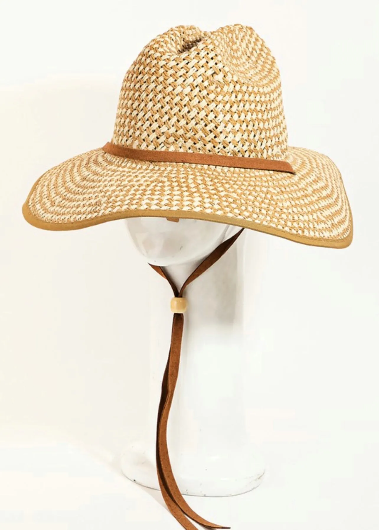 Kloi Adjustable Straw Hat - Tan