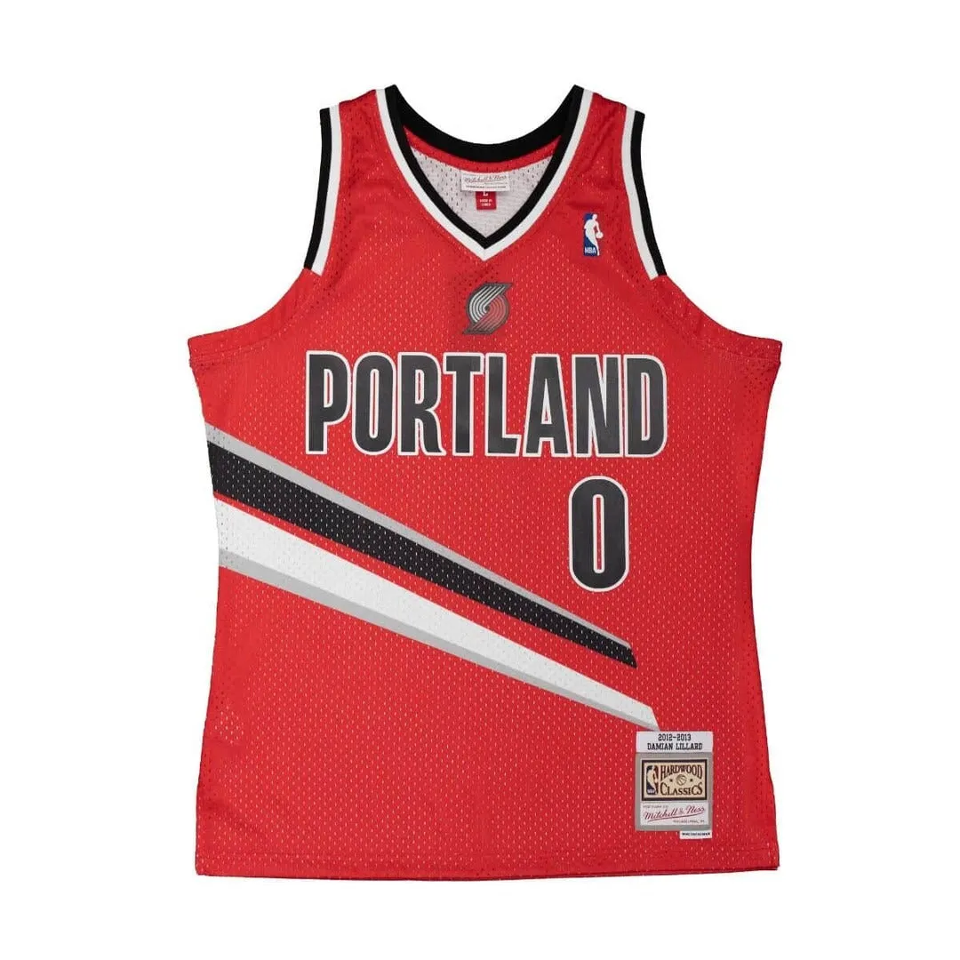 Mitchell & Ness Men's NBA Portland Trail Blazers Damian Lillard Swingman Jersey