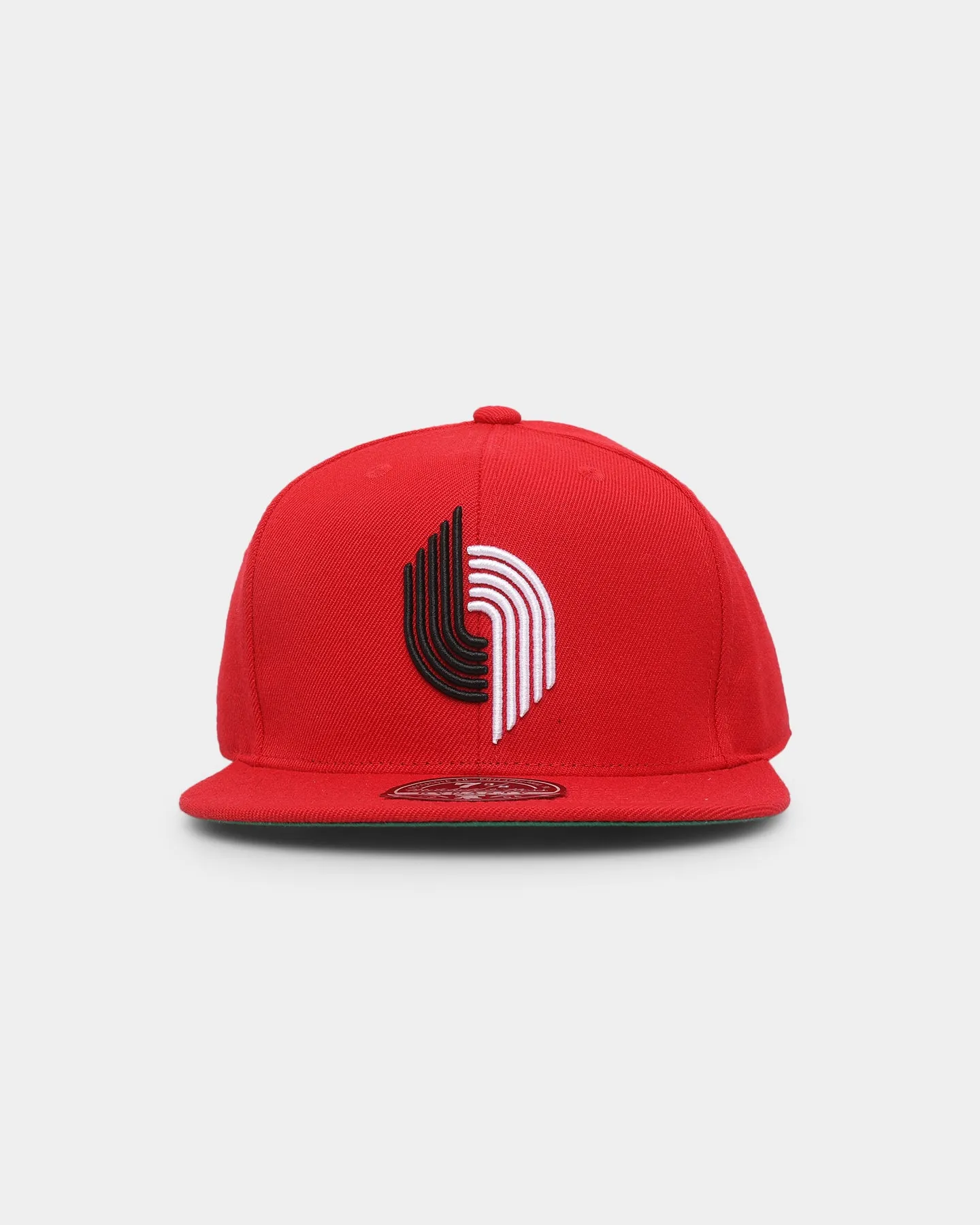 Mitchell & Ness Portland Trail Blazers Team Ground 2.0 Fitted Red