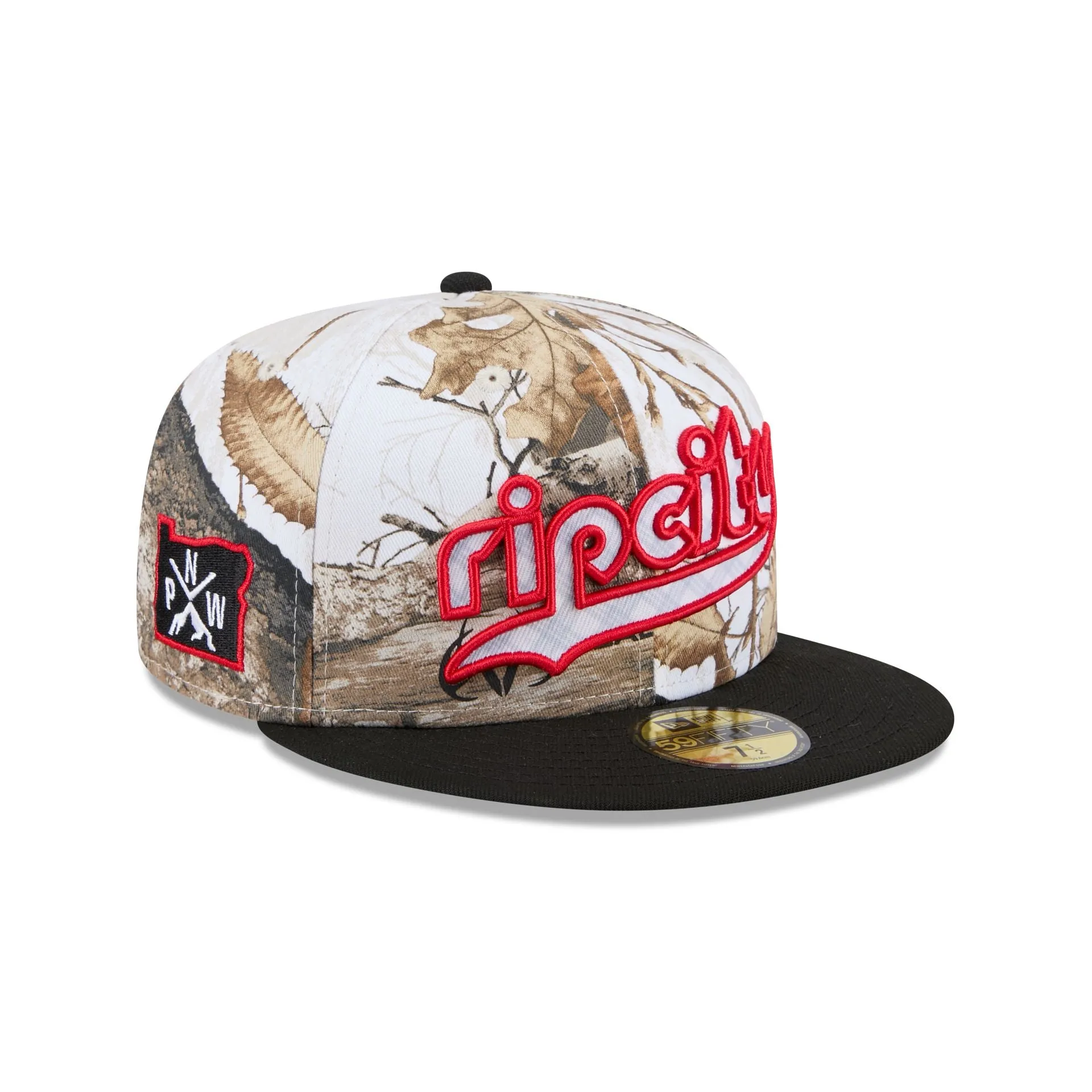 Portland Trail Blazers 2024 Country x City Realtree 59FIFTY Fitted Hat