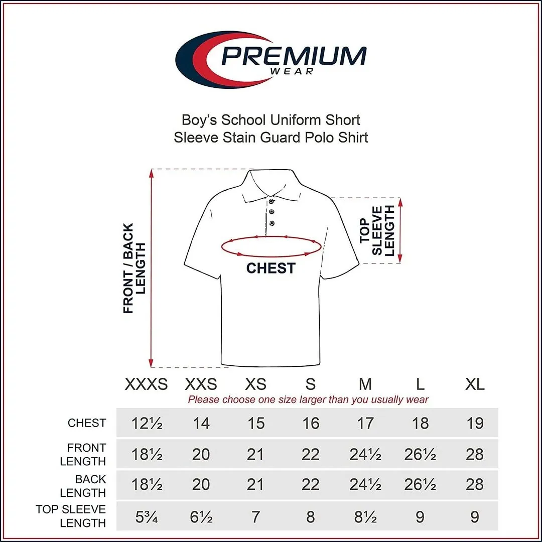 Premium Youth Short Sleeve Polo