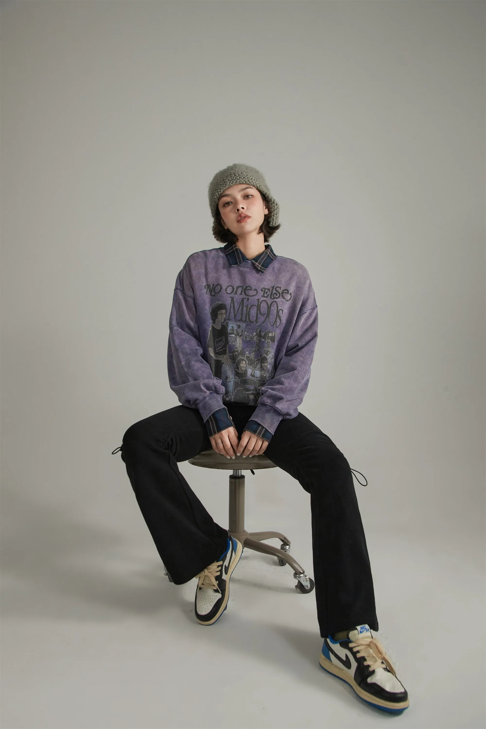 Printed Loose Fit Mid Nineties Sweatshirt