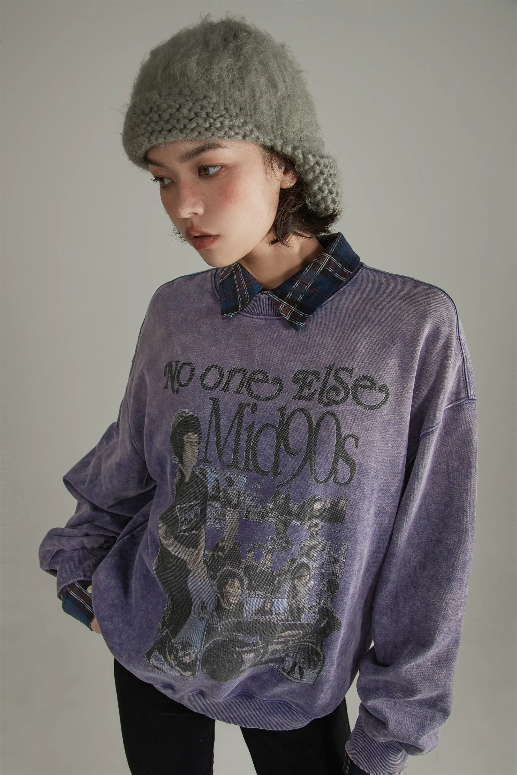 Printed Loose Fit Mid Nineties Sweatshirt