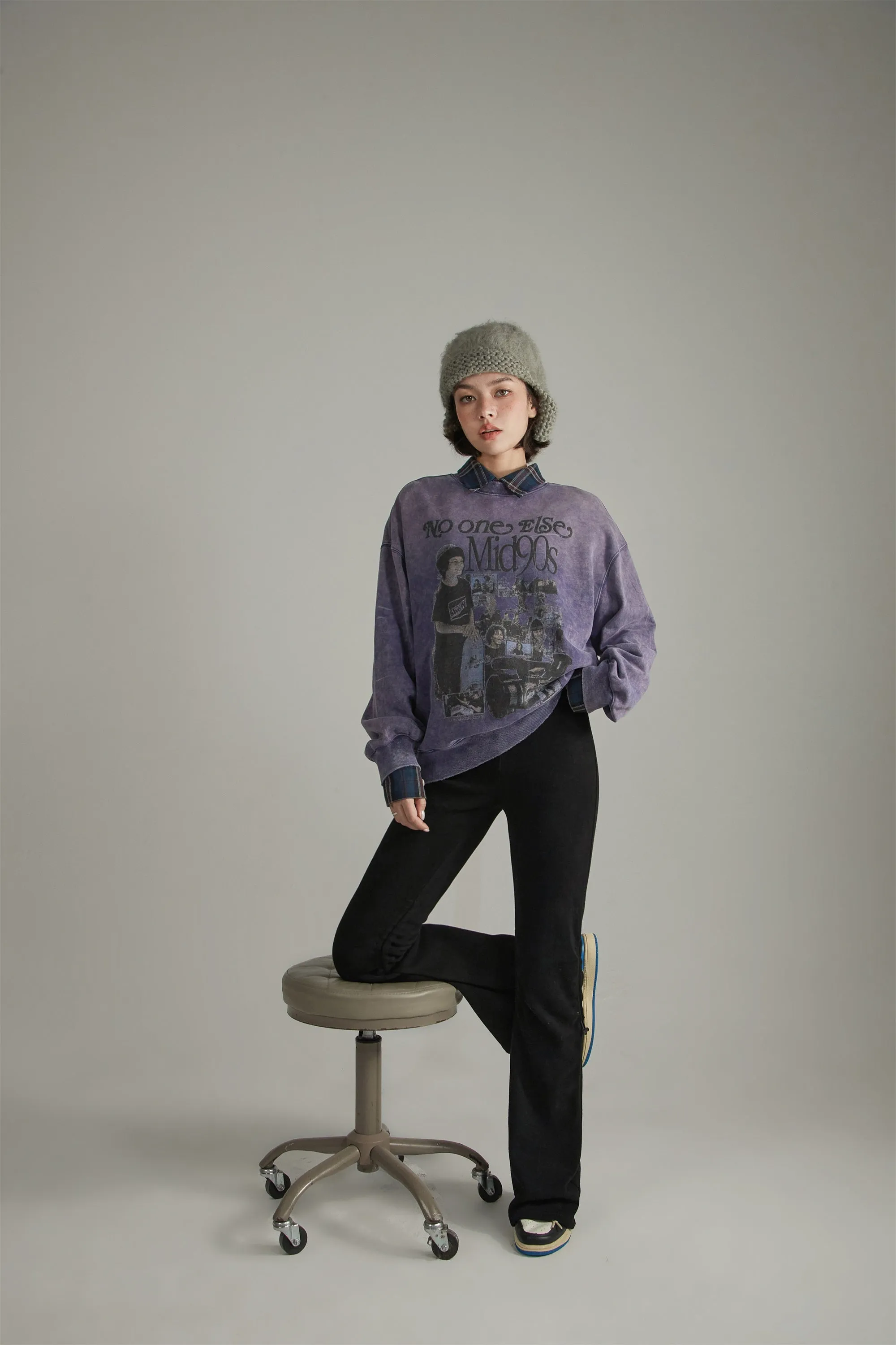 Printed Loose Fit Mid Nineties Sweatshirt