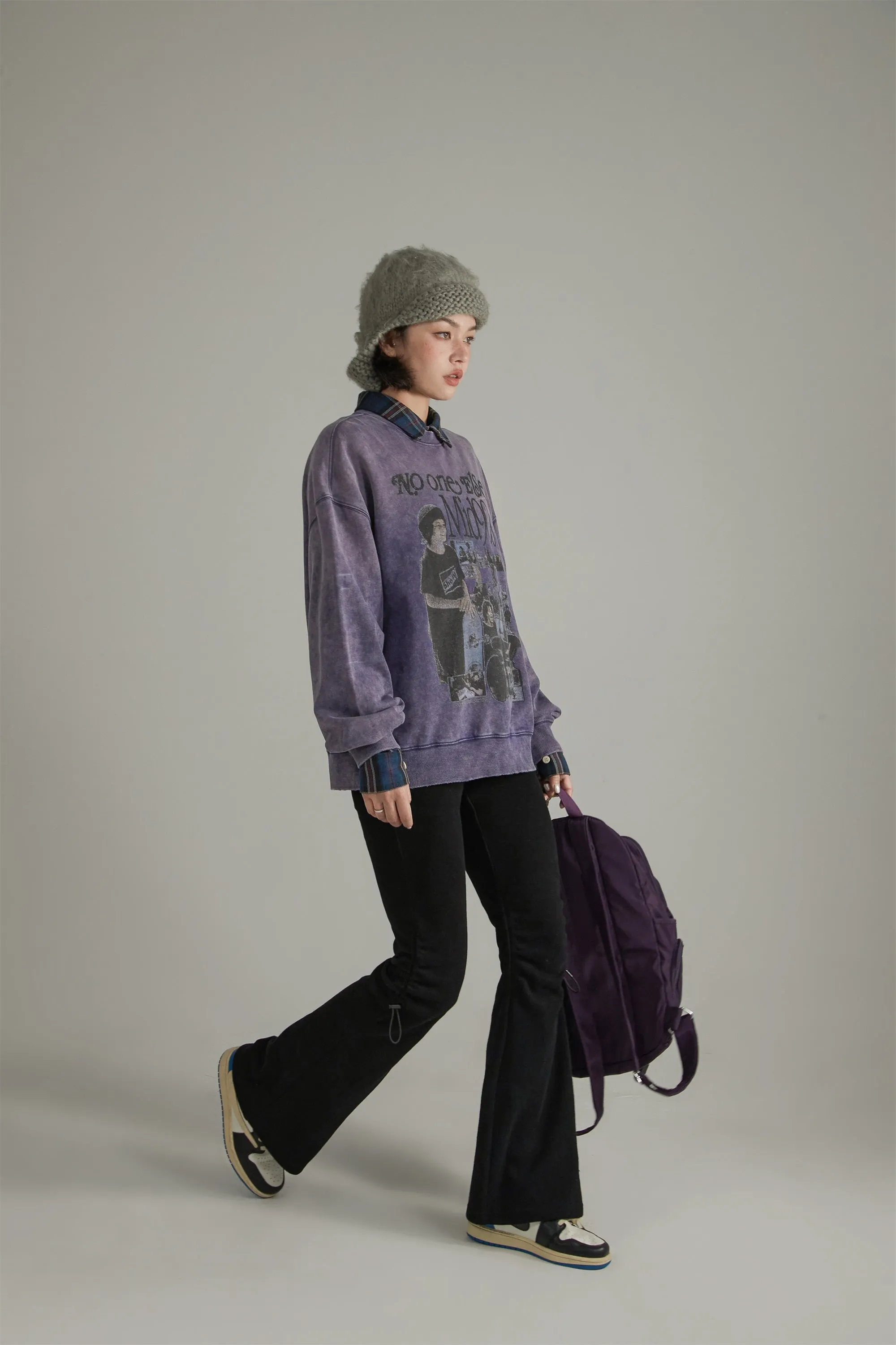 Printed Loose Fit Mid Nineties Sweatshirt