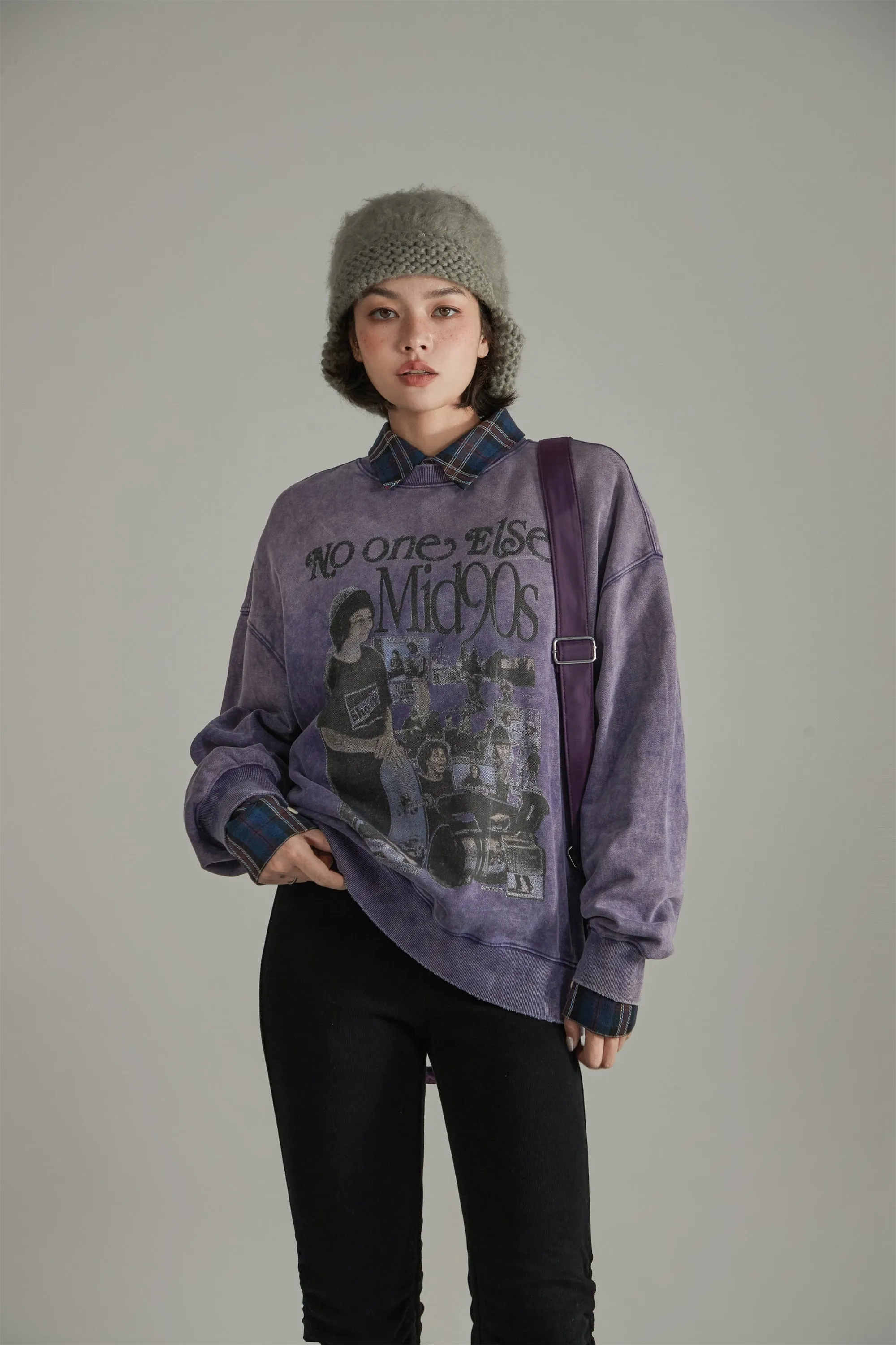 Printed Loose Fit Mid Nineties Sweatshirt