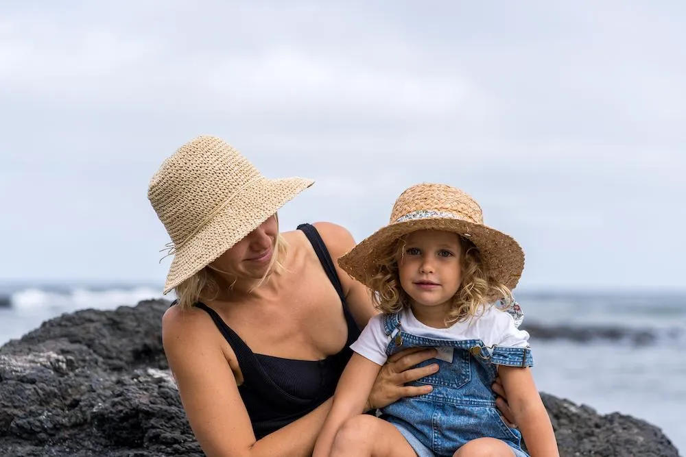 Santorini Adult Straw Hat - Natural