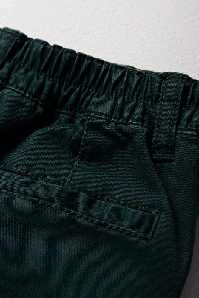 Slim Fit Chino Pants Dark Green