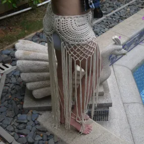 Swimwear cover-ups Skirt Hand Crocheted