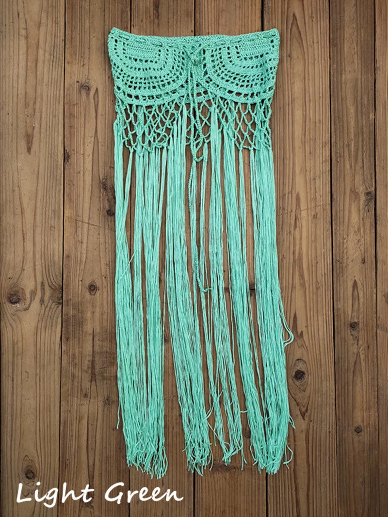 Swimwear cover-ups Skirt Hand Crocheted