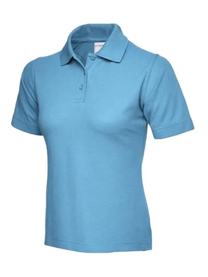 Uneek Ladies Active Cotton Polo shirt-UC-115