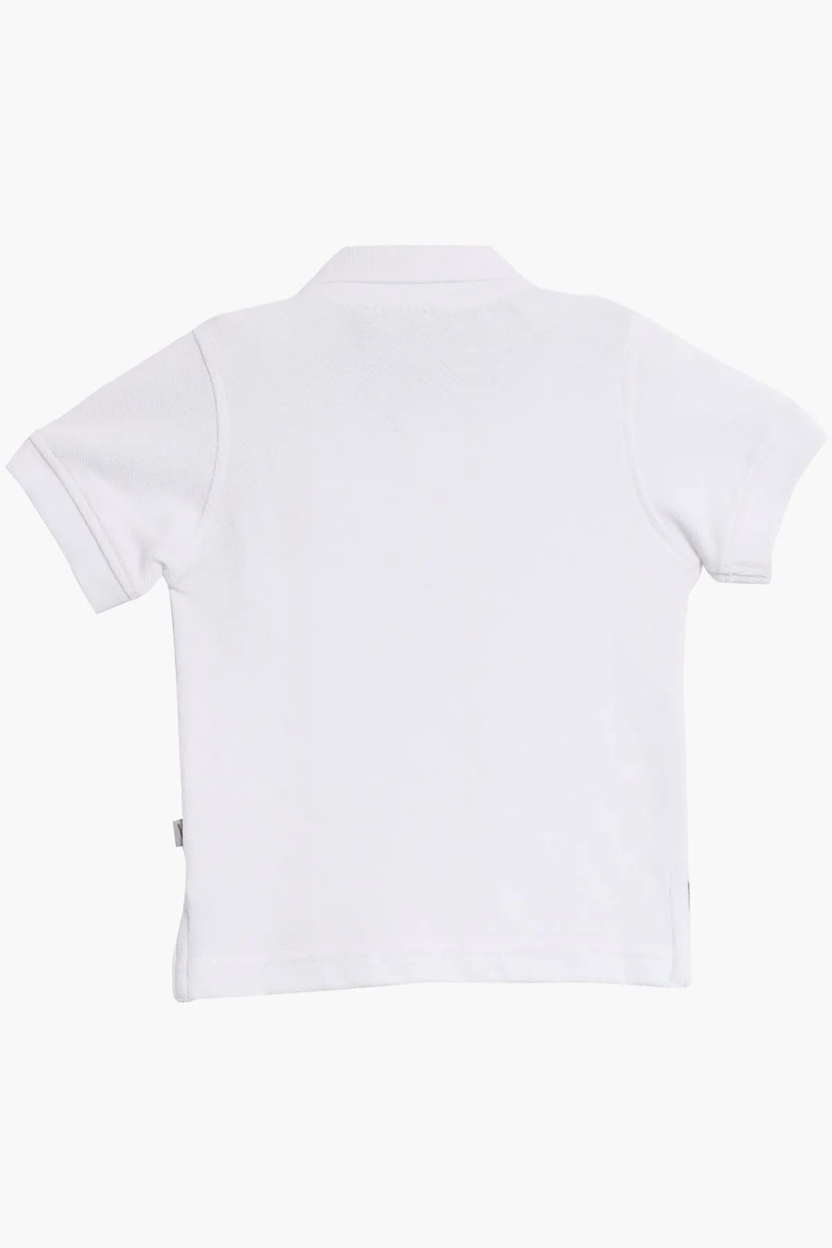 Wheat Anchor Boys Polo - White